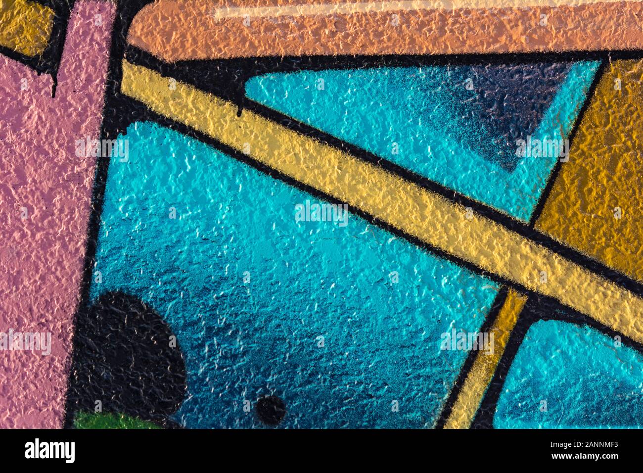 abstract painting on rough concrete surface Stock Photo Alamy