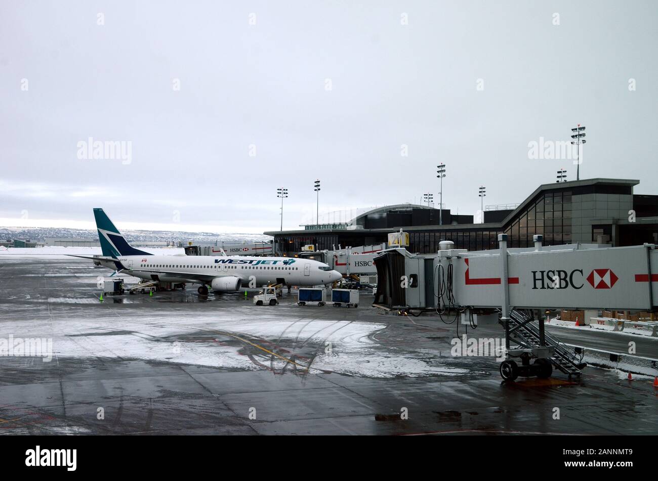 Calgary Airport, Alberta Stock Photo