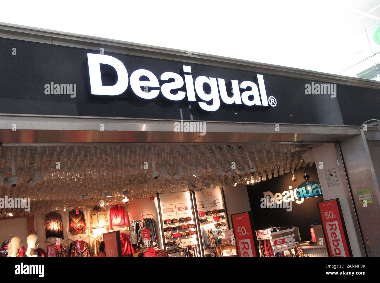 Desigual sign hi-res stock photography and images - Alamy