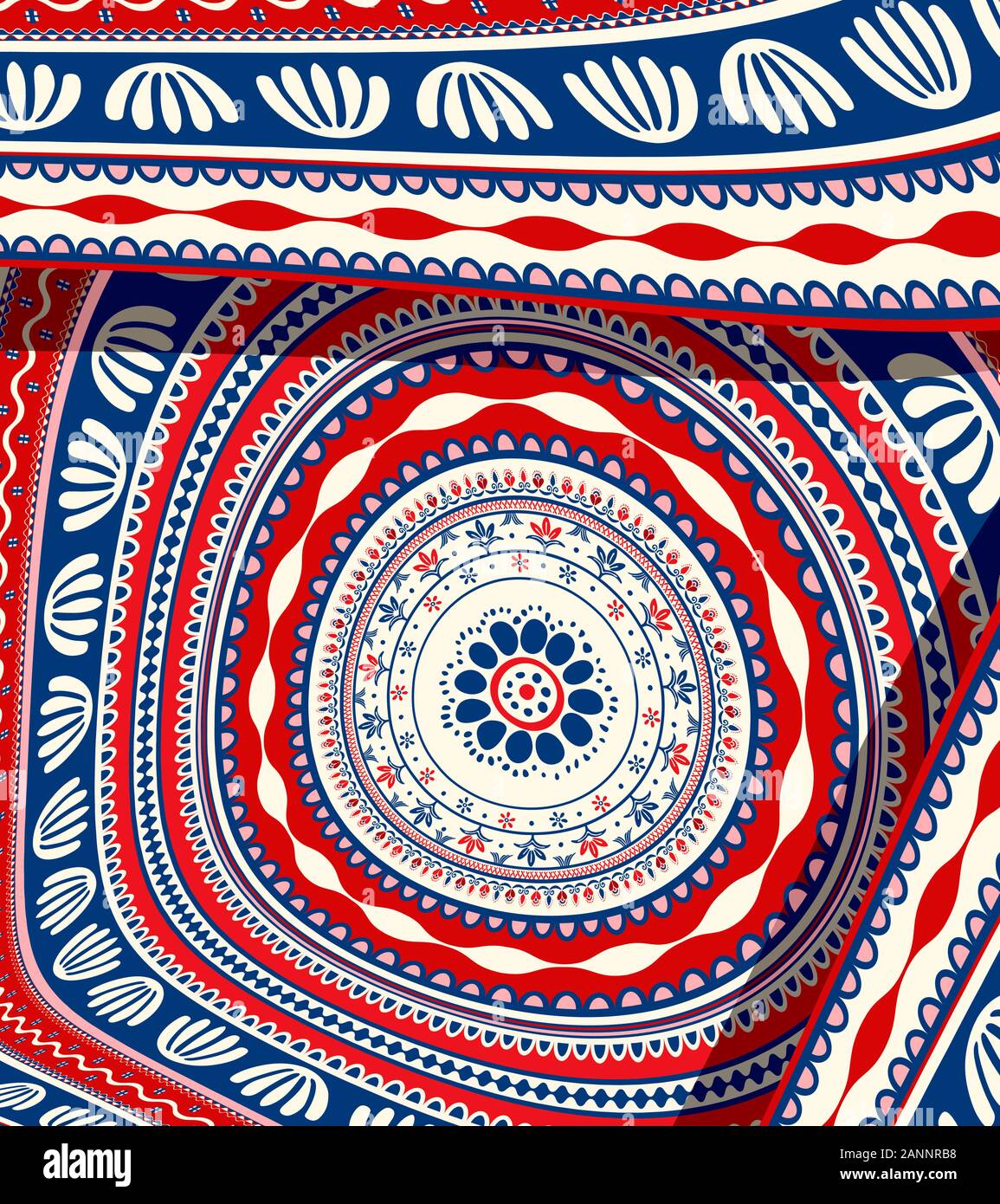 Abstract decorative floral vector background for design Stock Vector