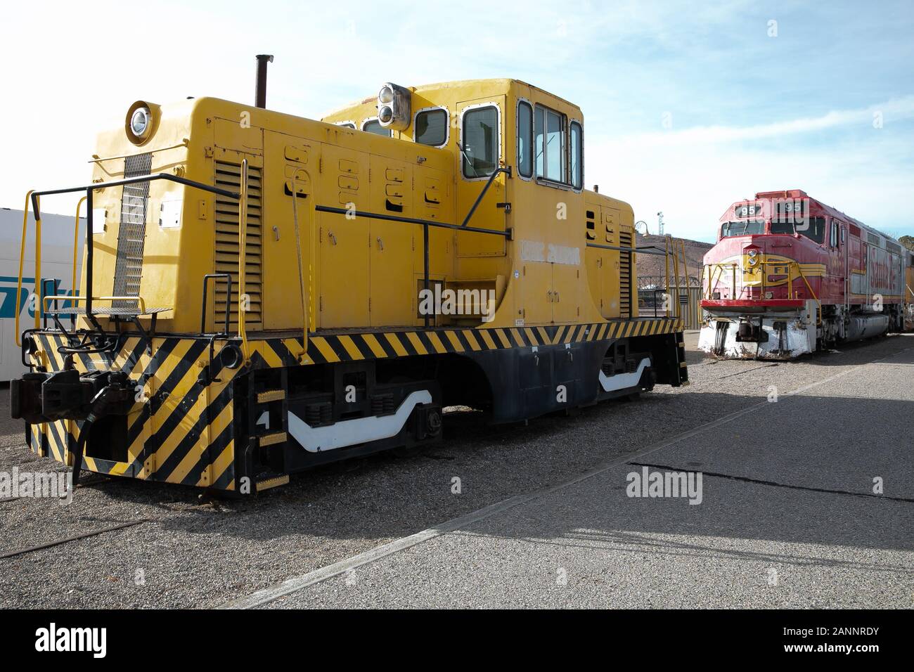 Western America Railroad Museum at Barstow Railway Station in  California, USA Stock Photo