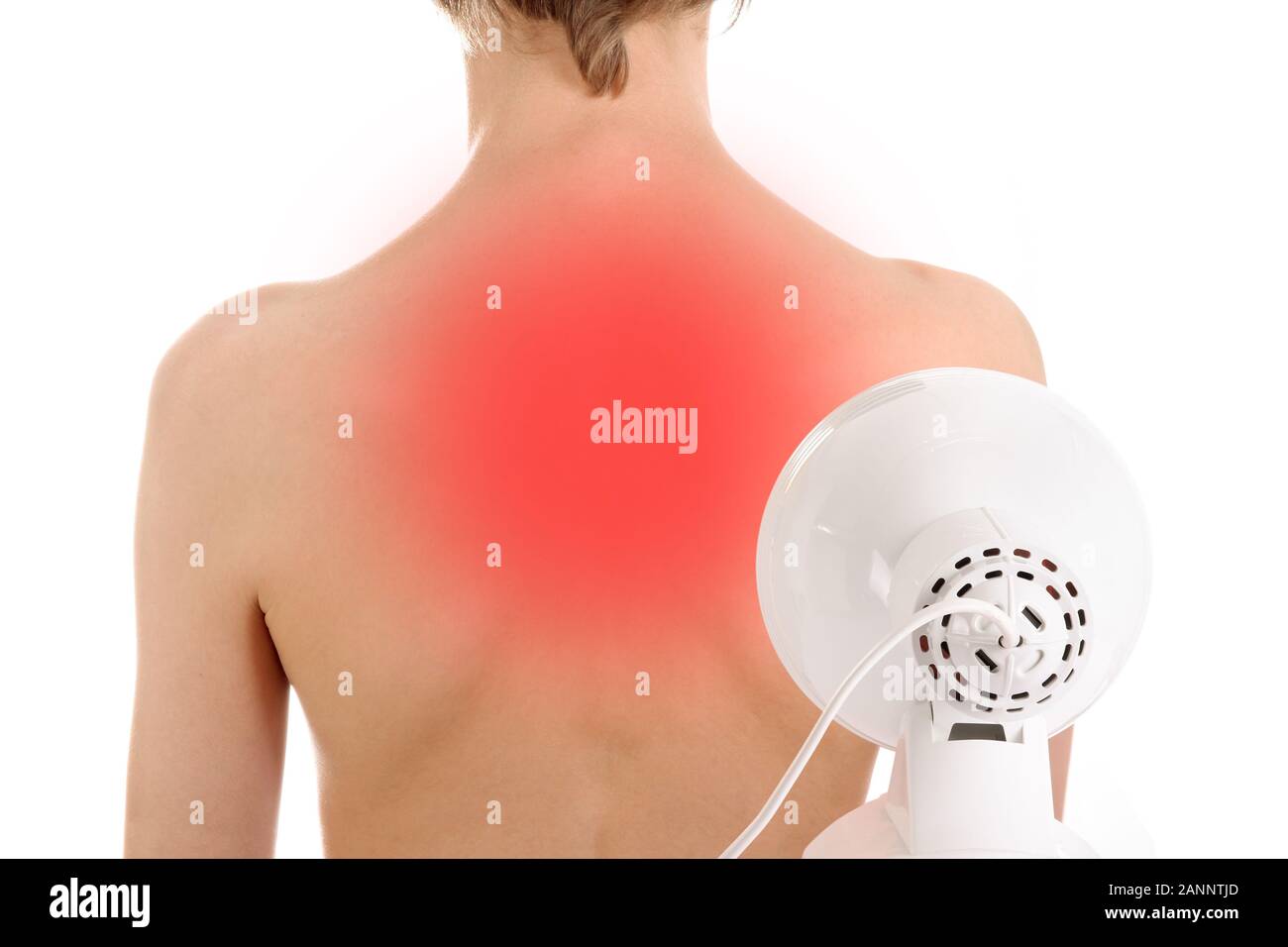 Infrared radiation, therapy Stock Photo