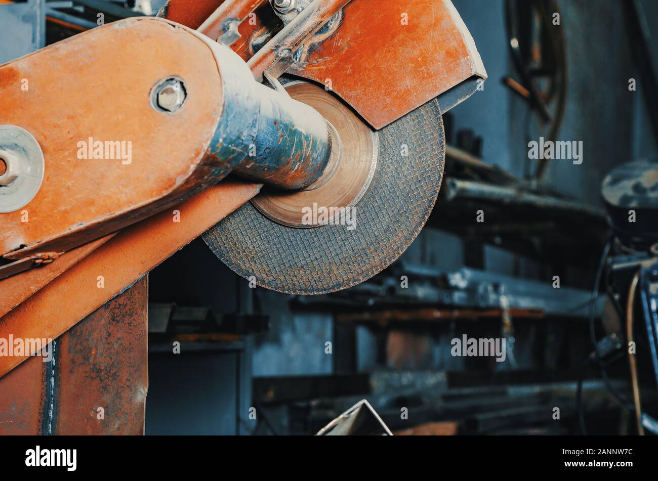 Machine abrasive wheel Stock Photo Alamy