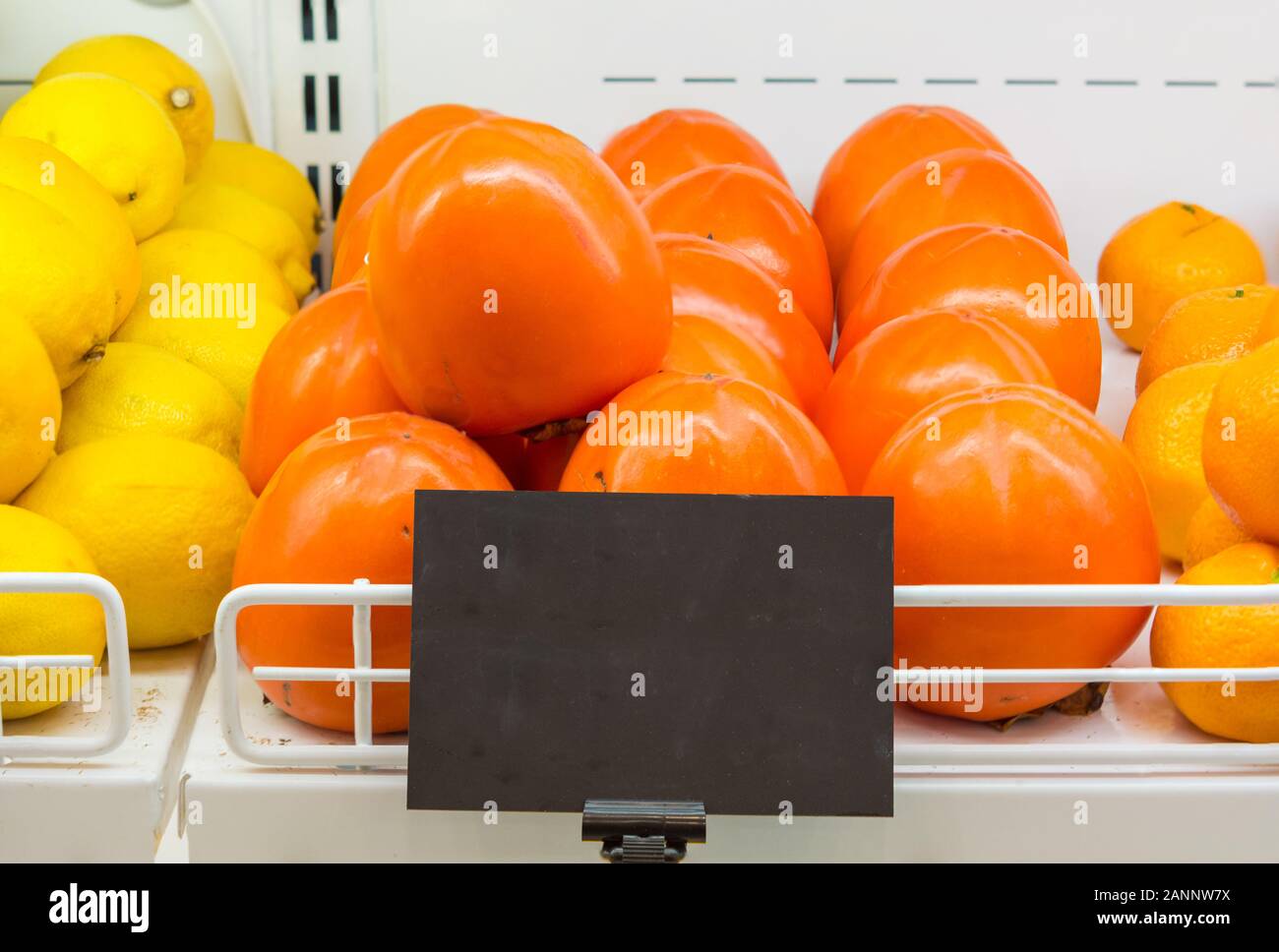 attractive fruit stall with price tags Stock Photo Alamy