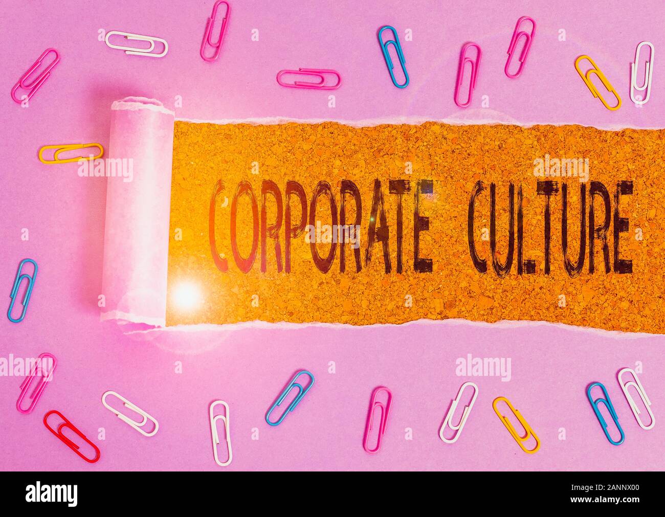 Word writing text Corporate Culture. Business photo showcasing