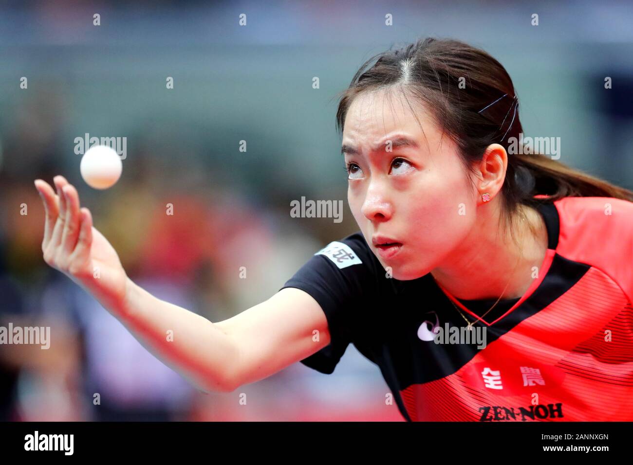 Osaka Japan 17th Jan 石川佳純 Kasumi Ishikawa Table Tennis All Japan Table Tennis Championships Women S Singles At Maruzen Intec Arena Osaka In Osaka Japan Credit Naoki Nishimura Aflo Sport Alamy Live