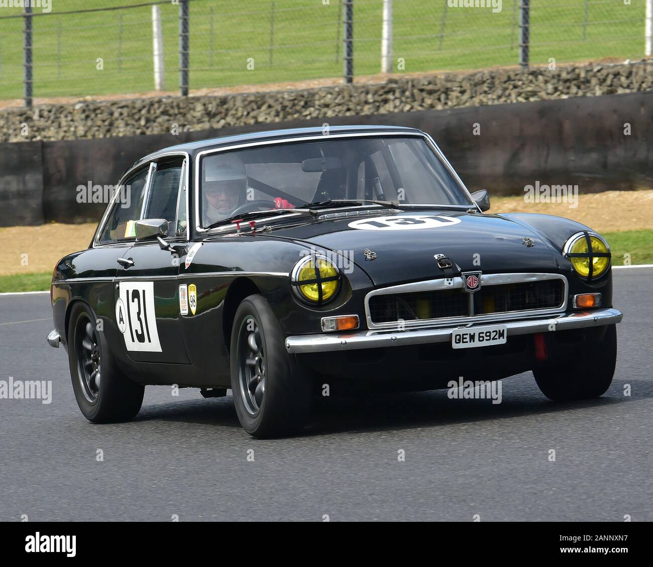 Mark Bennett, MGB GTV8, HSCC 70's Road Sports Championship, Production sports and GT cars, racing, racing cars, HSCC Legends of Brands Hatch Super Pri Stock Photo
