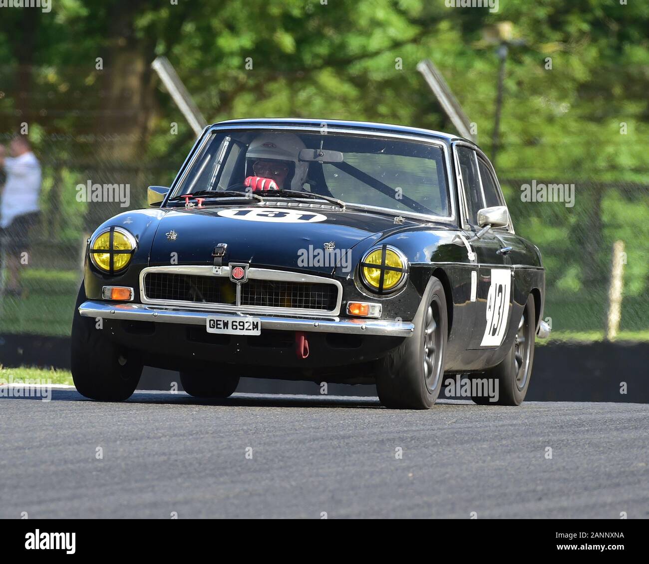 Mark Bennett, MGB GTV8, HSCC 70's Road Sports Championship, Production sports and GT cars, racing, racing cars, HSCC Legends of Brands Hatch Super Pri Stock Photo