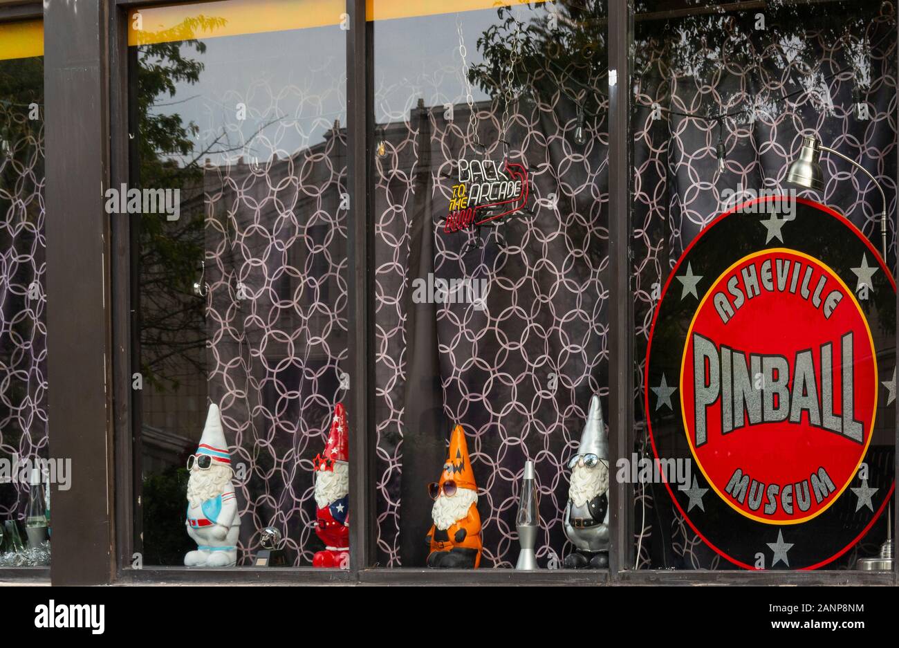 Asheville Pinball Museum in NC Stock Photo Alamy