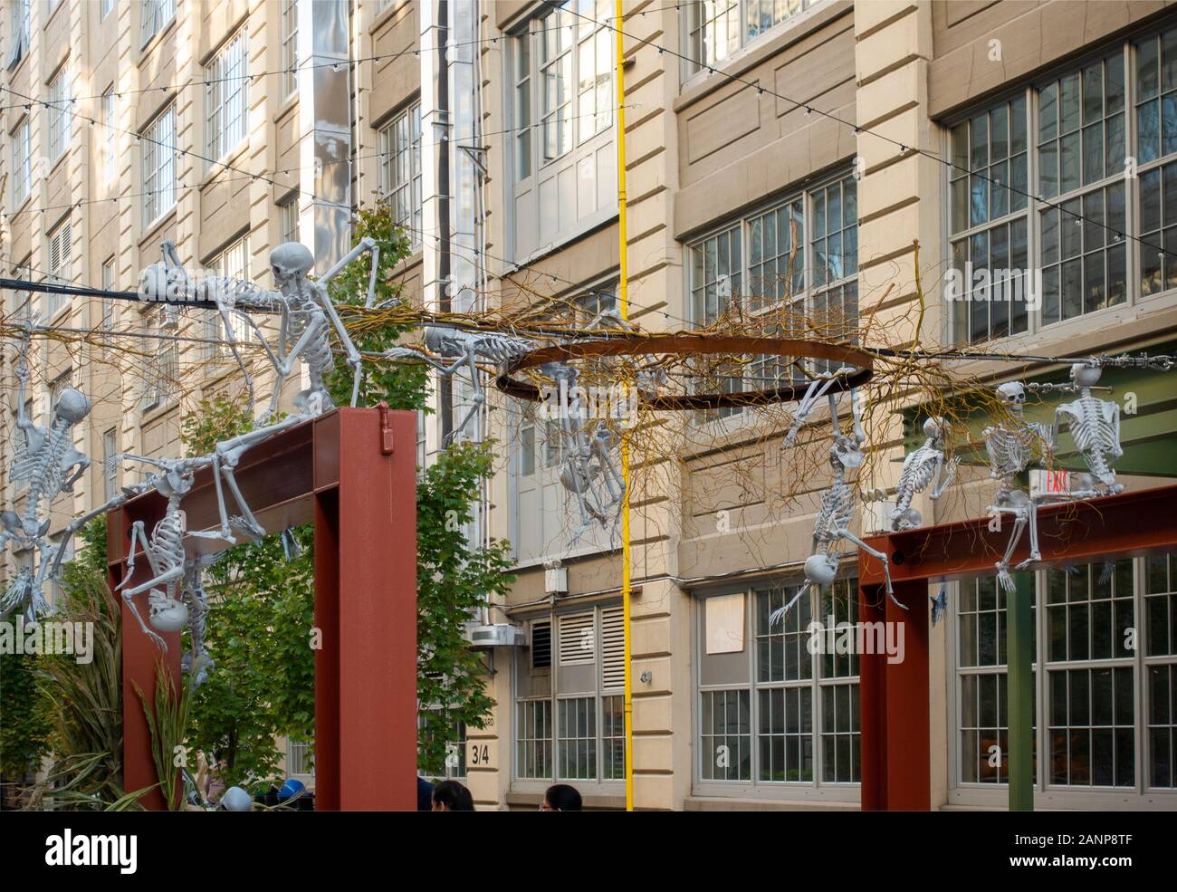 Halloween display at Industry City Brooklyn NYC Stock Photo Alamy