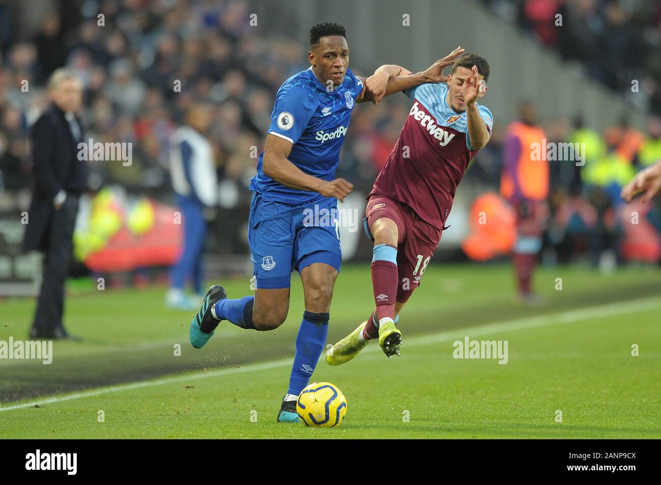 photo Yerry Mina Everton 2020 alamy
