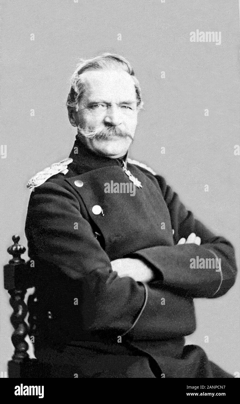 Albrecht Theodor Emil Graf von Roon (1803 – 1879) Prussian soldier and statesman Stock Photo