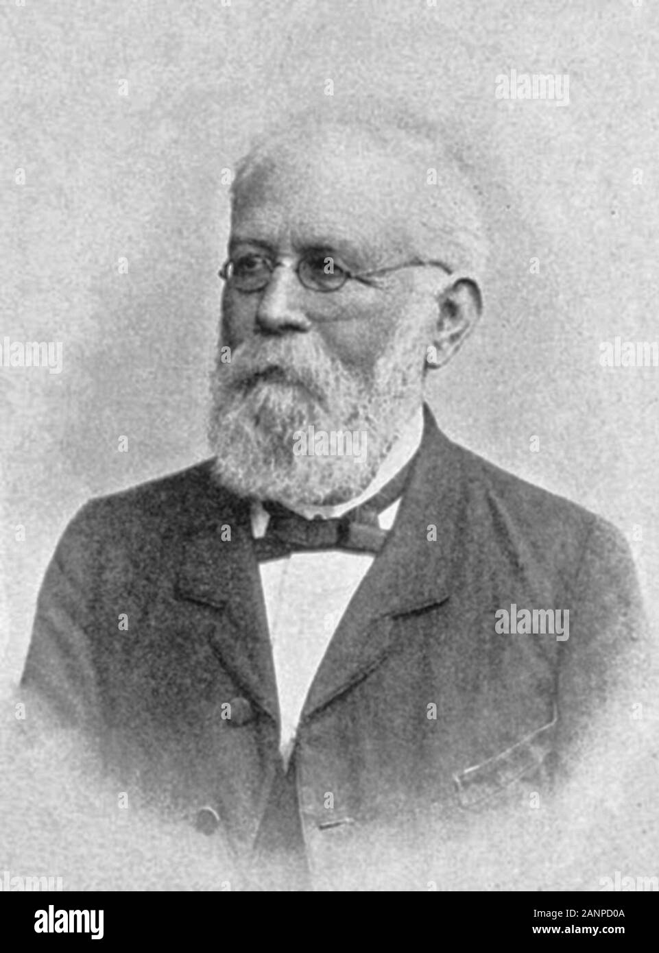 Hermann Welcker (1822 – 1897) German anatomist and anthropologist Stock Photo