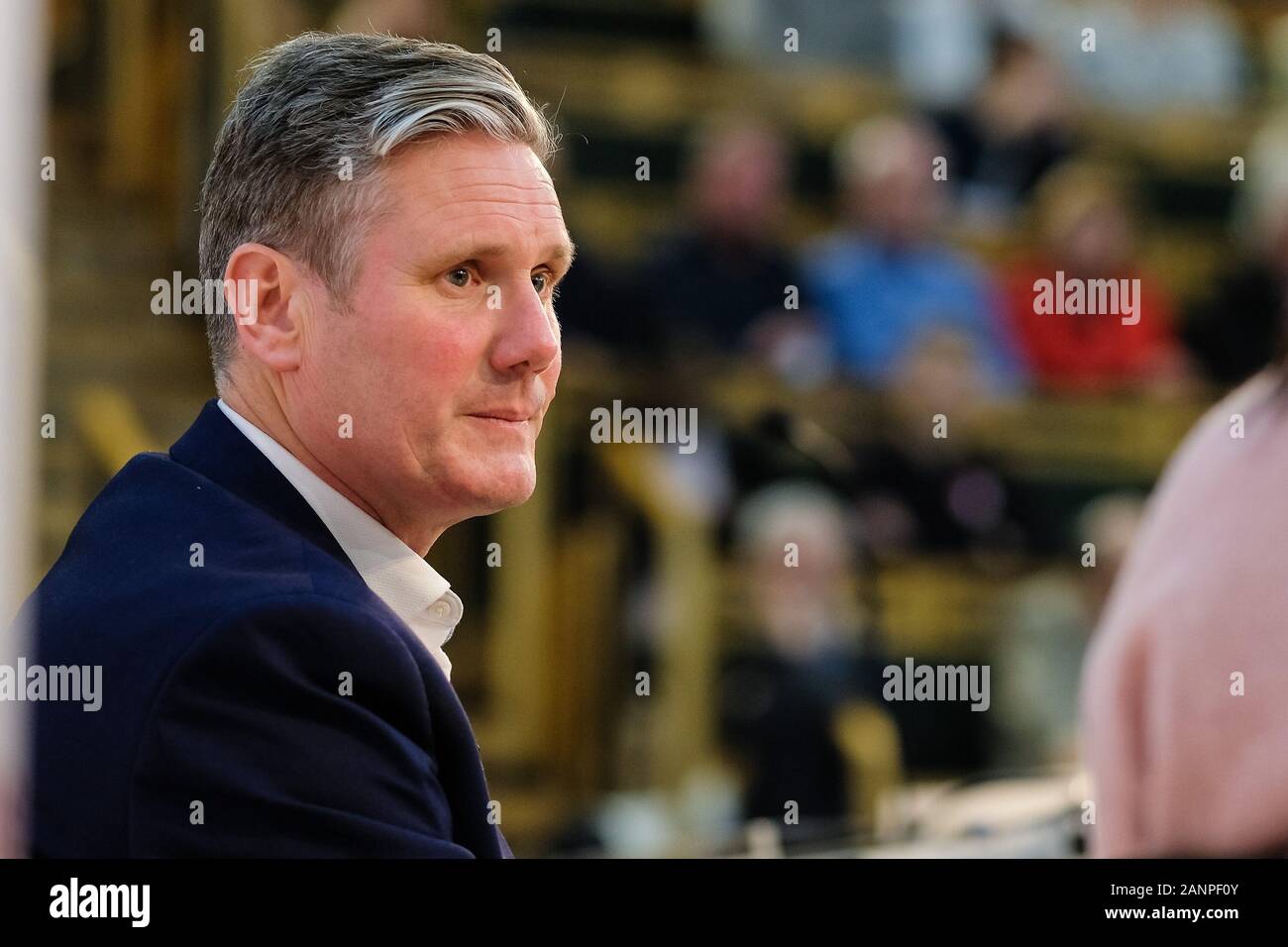 Labour Party Leadership contender Sir Keir Starmer MP at the FEPS-Fabian New Year Conference on Saturday, Jan. 18, 2020 at the Friends Meeting House, Euston Road   Picture by Julie Edwards/Alamy Live News Stock Photo