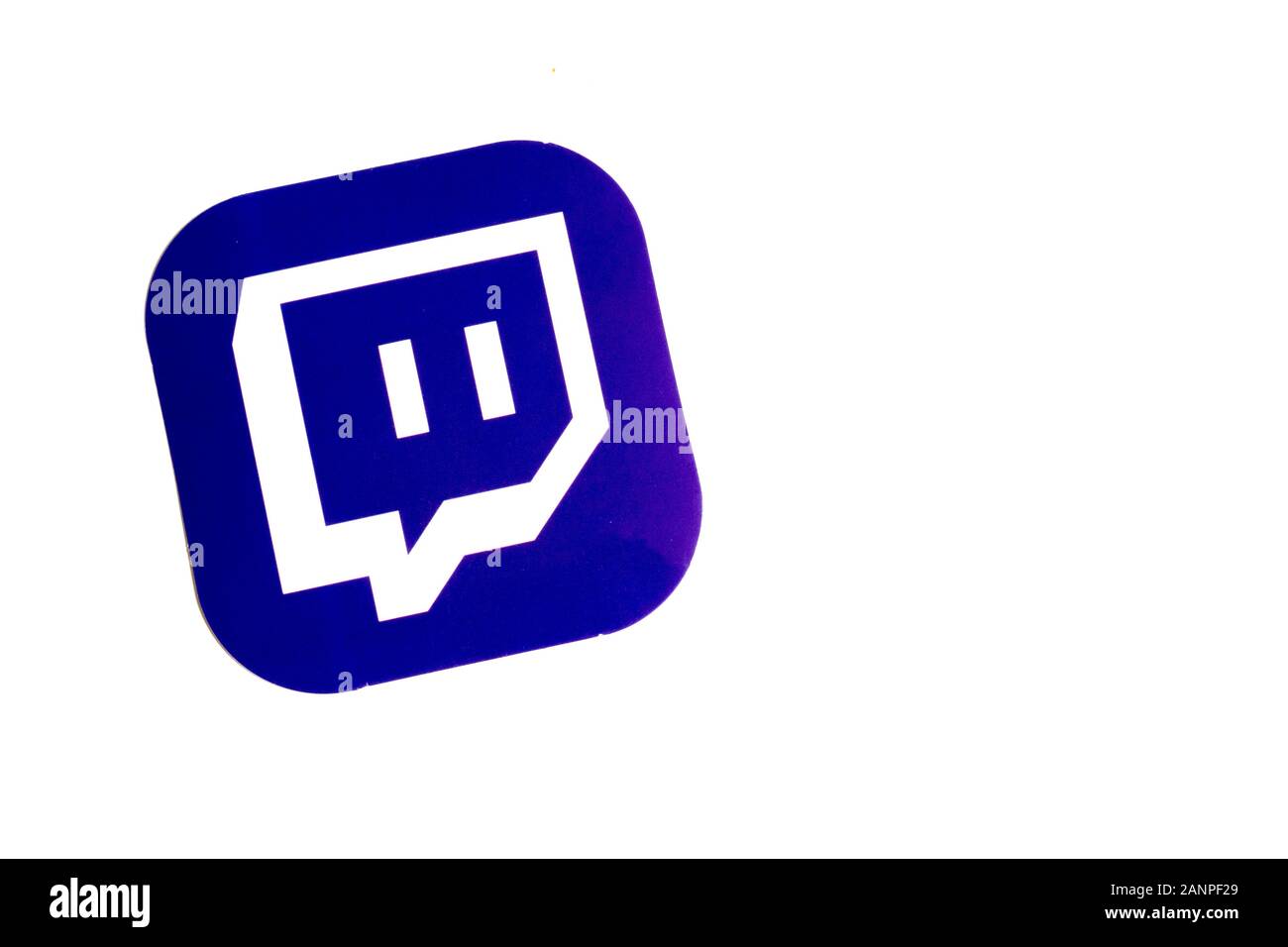 black twitch logo