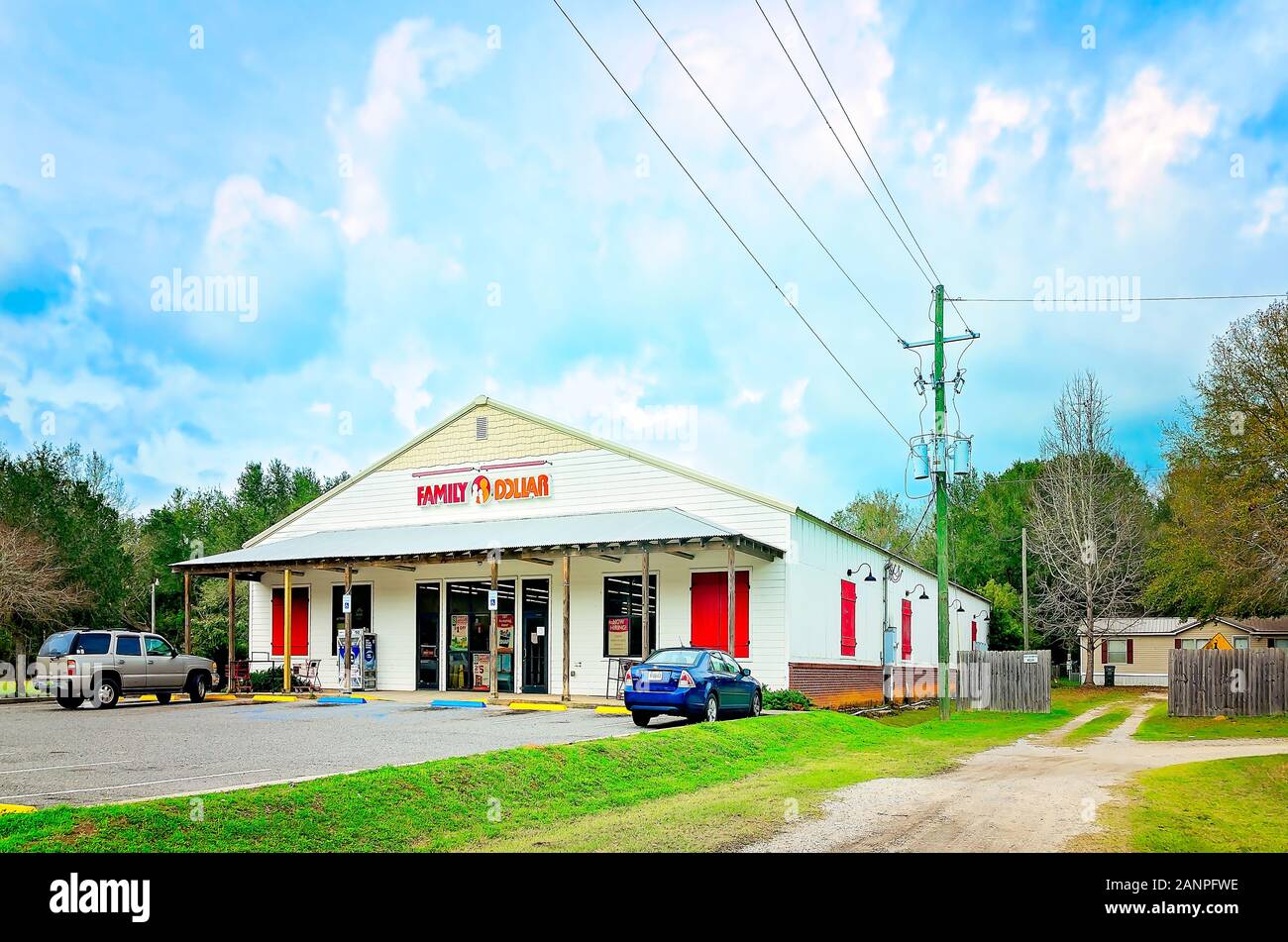 Family Dollar is pictured, Jan. 16, 2020, in Magnolia Springs, Alabama