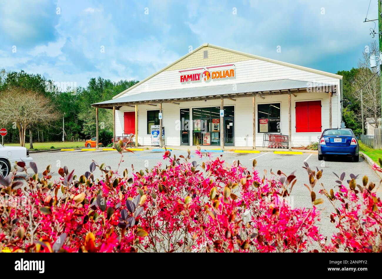 Family Dollar is pictured, Jan. 16, 2020, in Magnolia Springs, Alabama