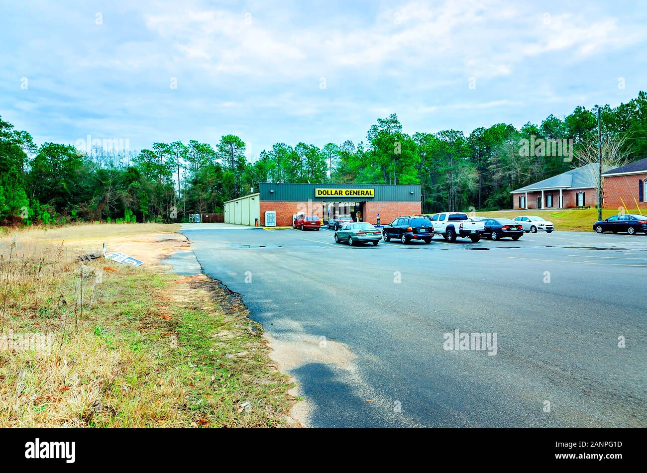 Dollar General is pictured, Jan. 12, 2020, in Mobile, Alabama. More