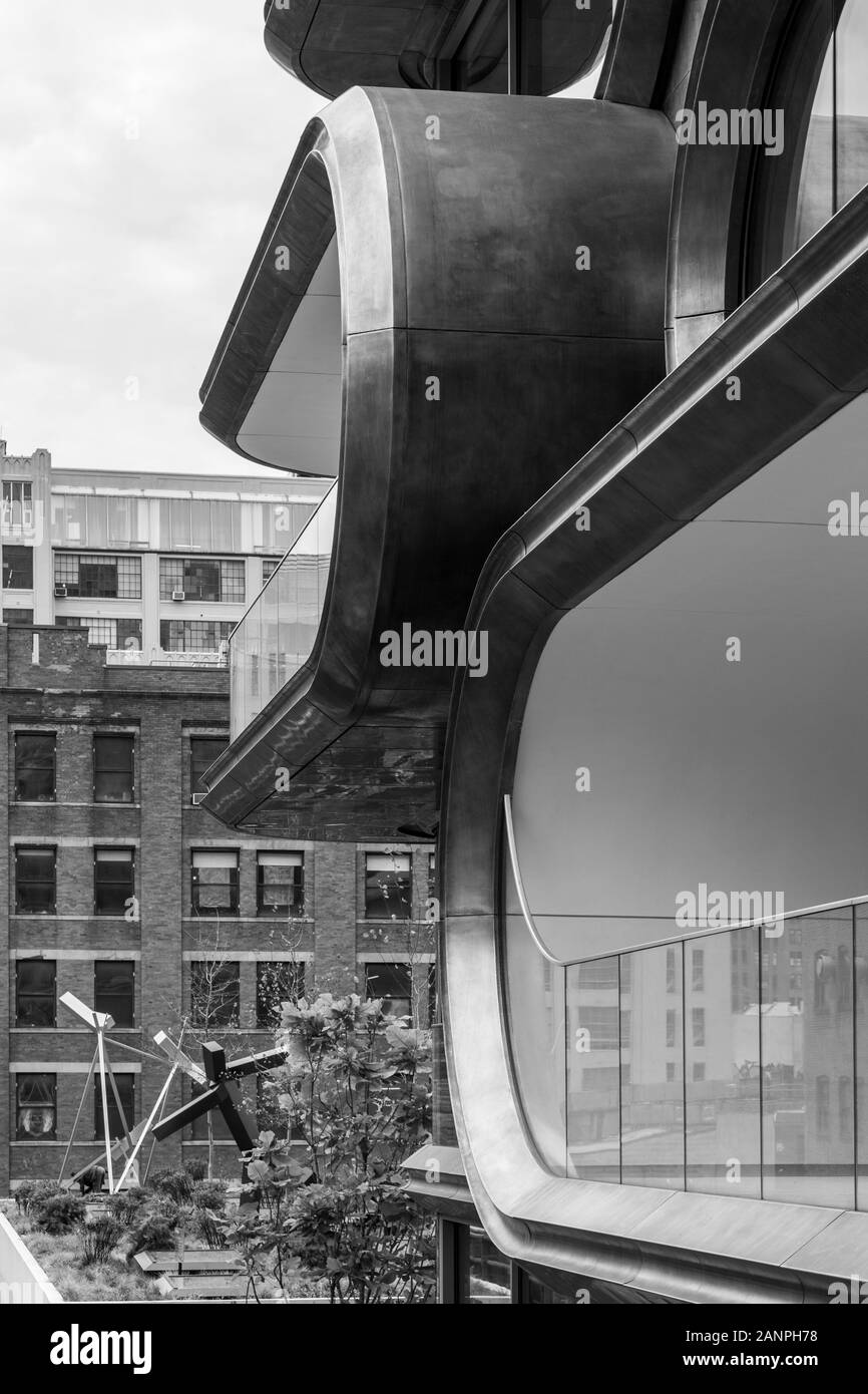 Zaha Hadid Building New York Stock Photo