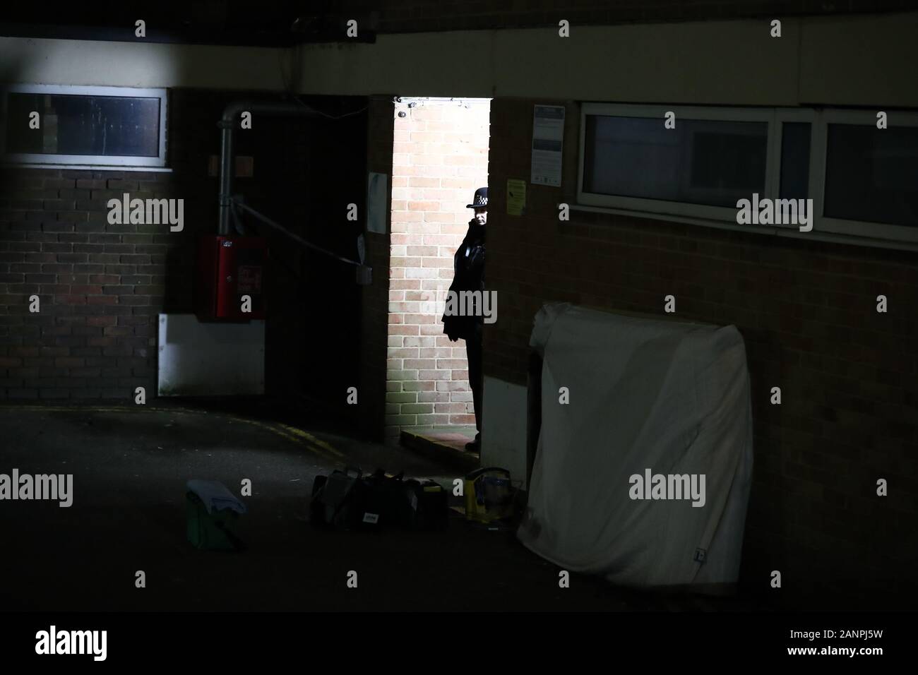 Police activity outside clarendon house in clarendon road in hove hi