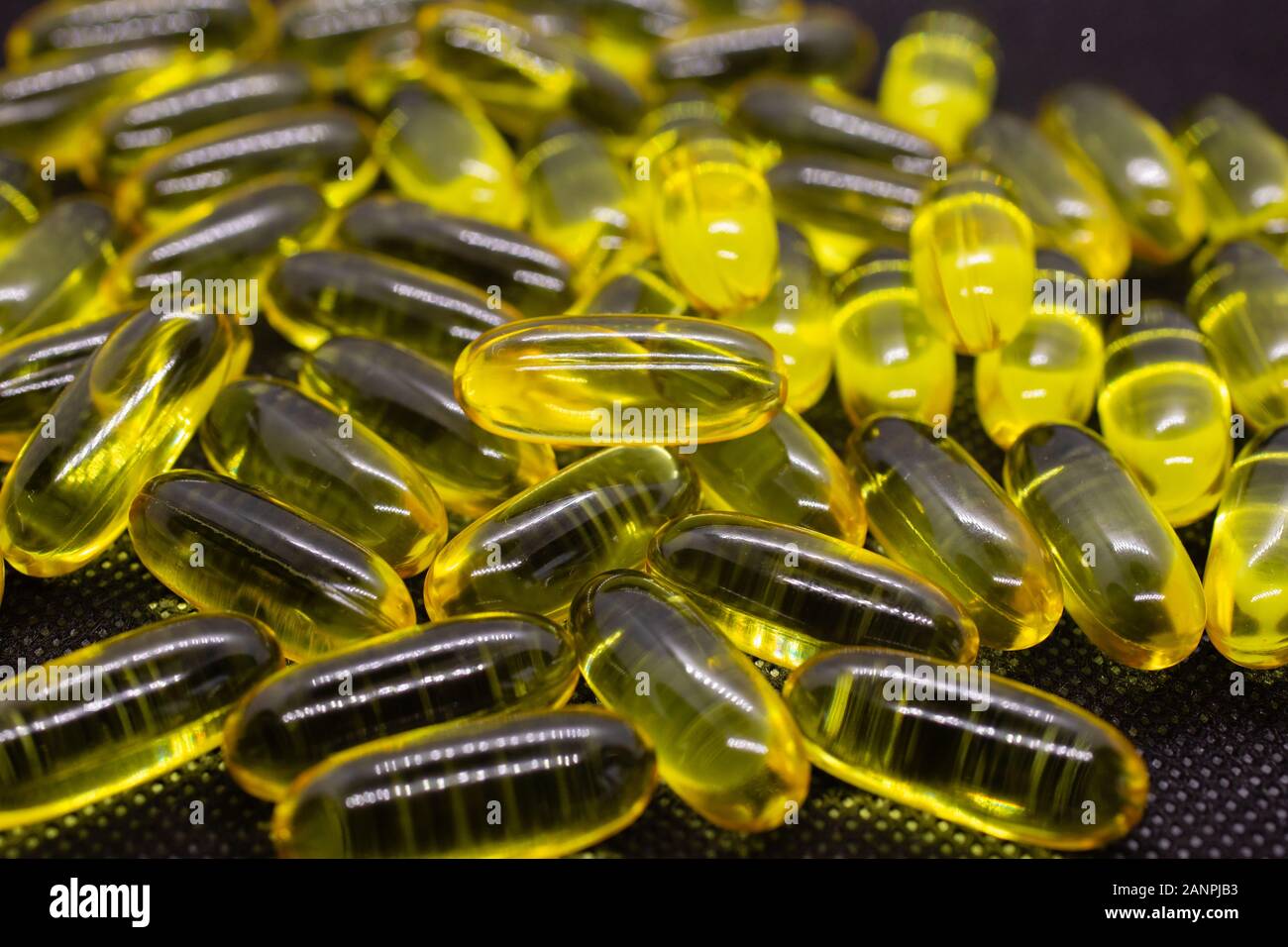 Fish oil capsules, Omega3 vitamin tablets Stock Photo Alamy