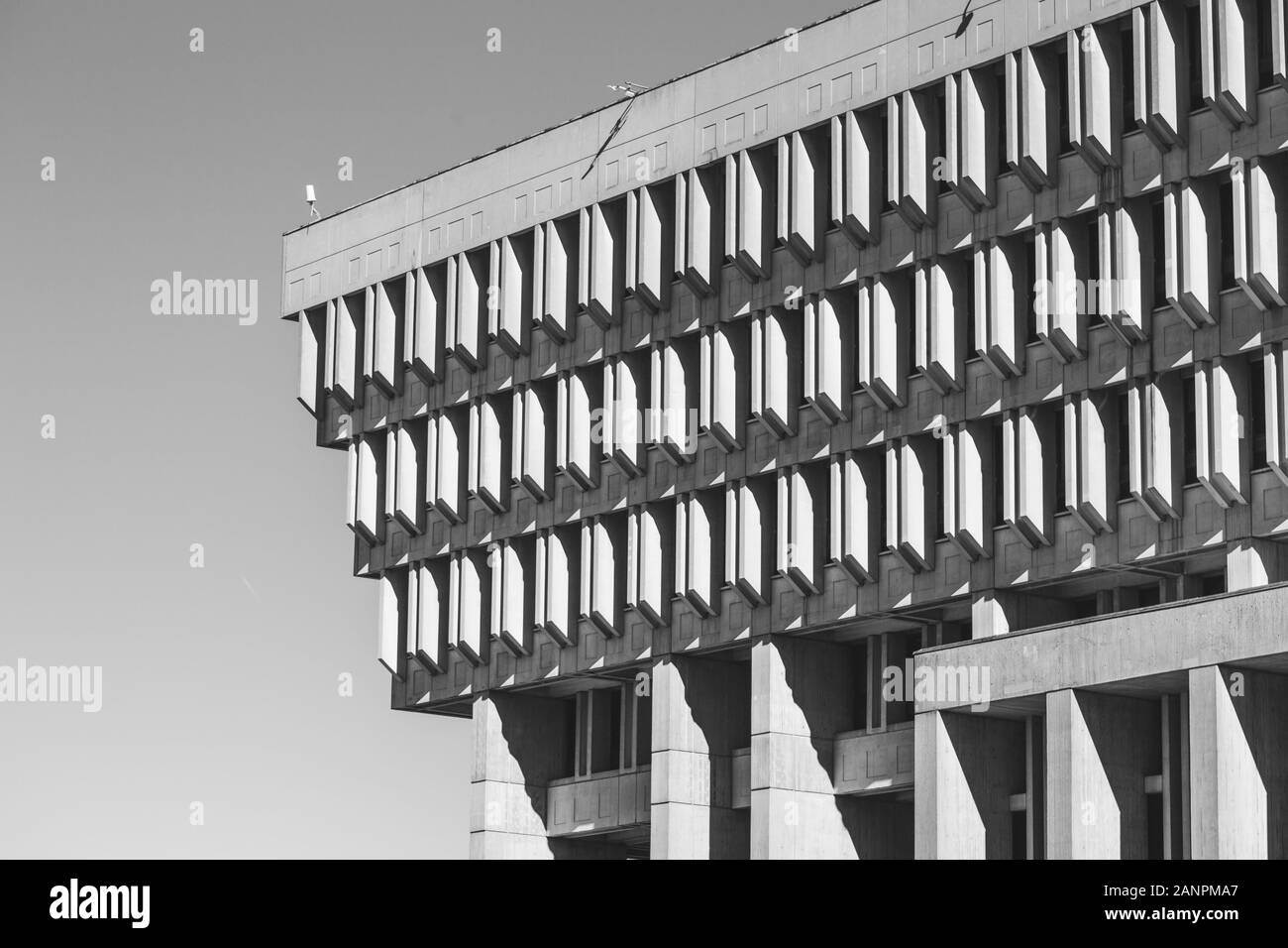 BOSTON City Hall architecture Stock Photo Alamy