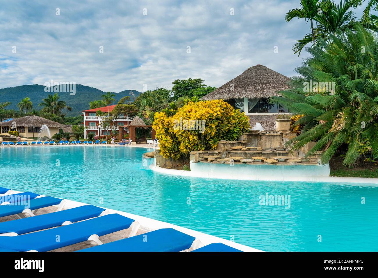 The pool area of the Be Live Resort in Puerto Plata, Dominican Republic