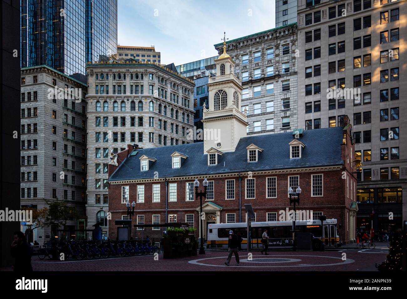 Boston City Architecture Stock Photo Alamy
