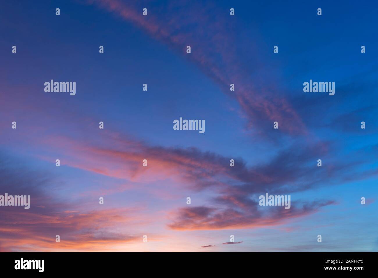 Fiery orange sunset sky. Beautiful sky Stock Photo - Alamy