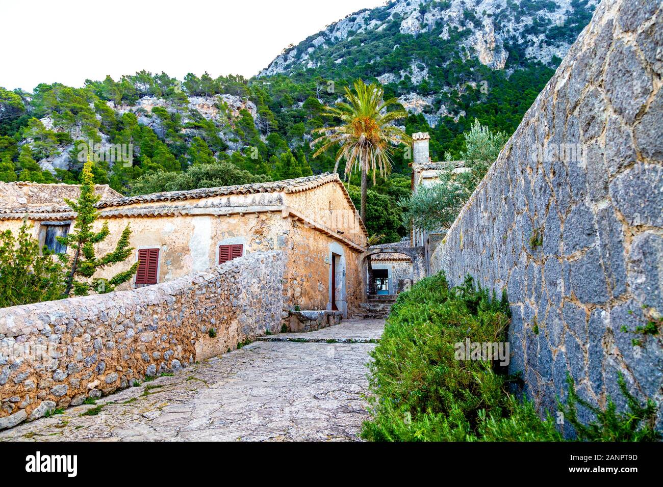 Hermitage of the Holy Trinity (Ermita de la Santíssima Trinitat), Mallorca, Spain Stock Photo