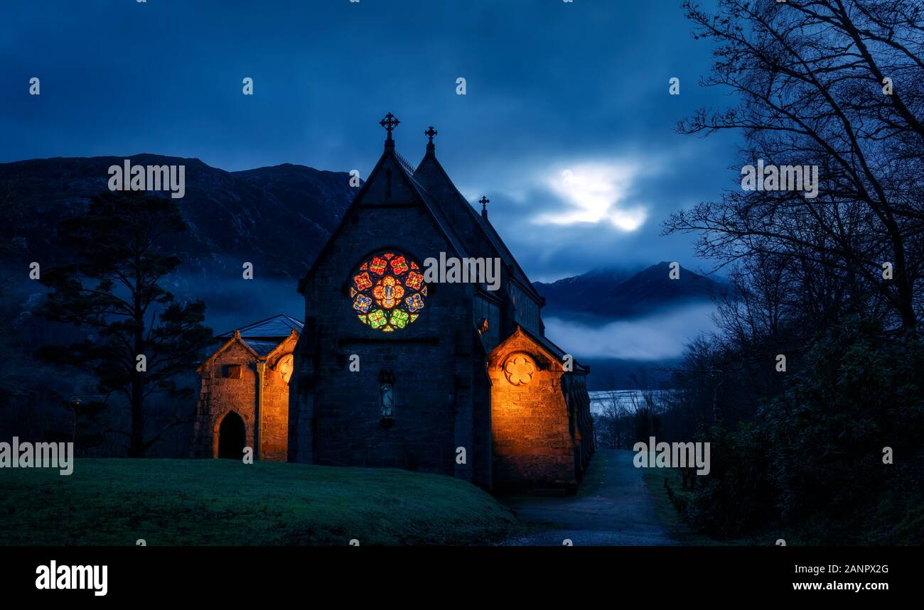 Saint Mary & Saint Finnan Catholic Church Stock Photo