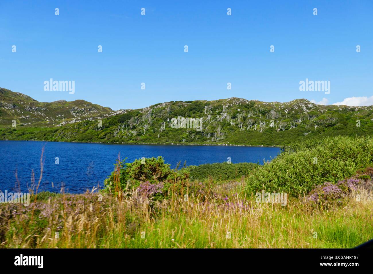 See, Loch a Bhadaidh Daraich, in den Highlands von schottland, United Kingdom Stock Photo