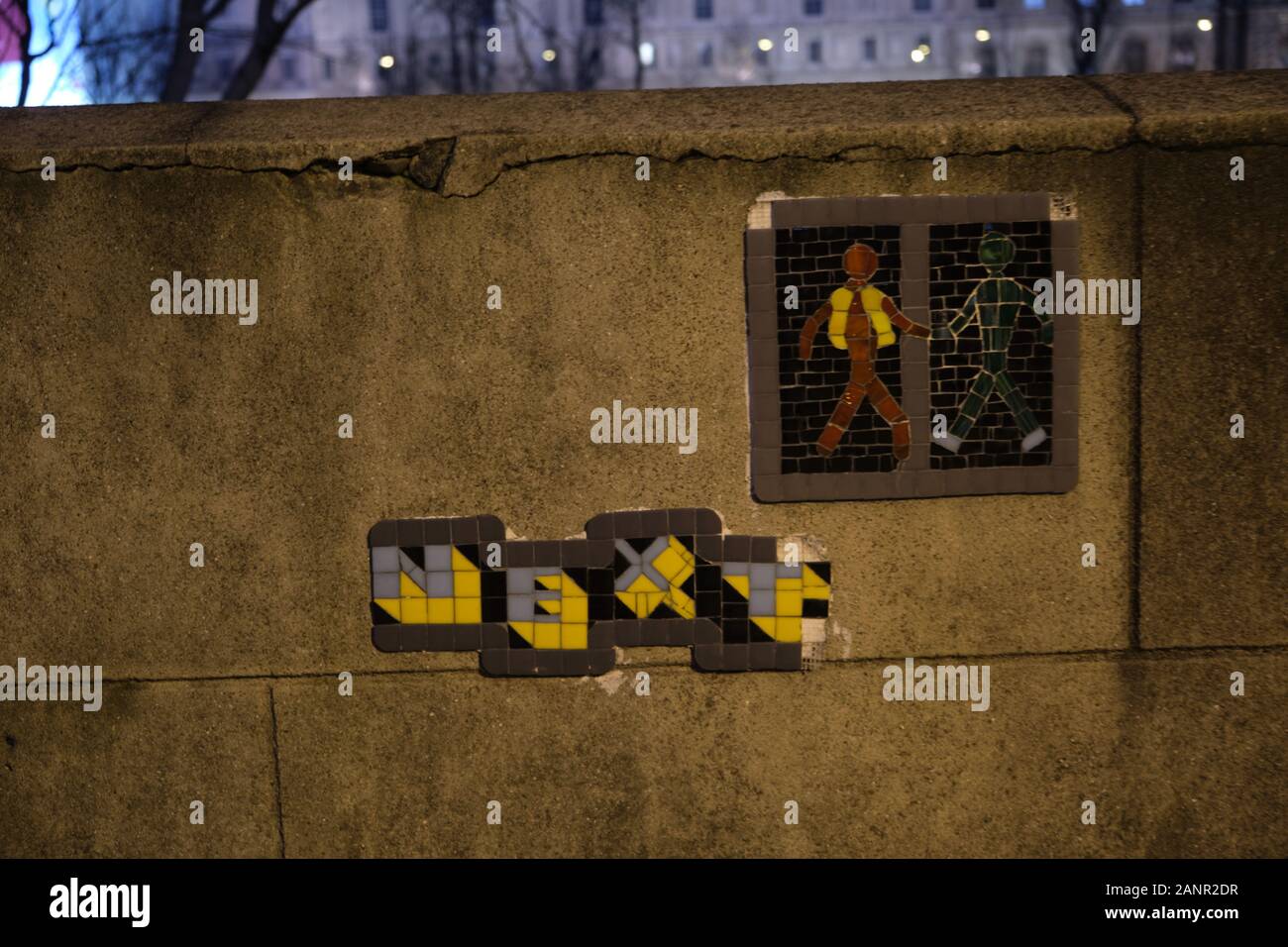 Gilets Jaunes Mosaic Stock Photo