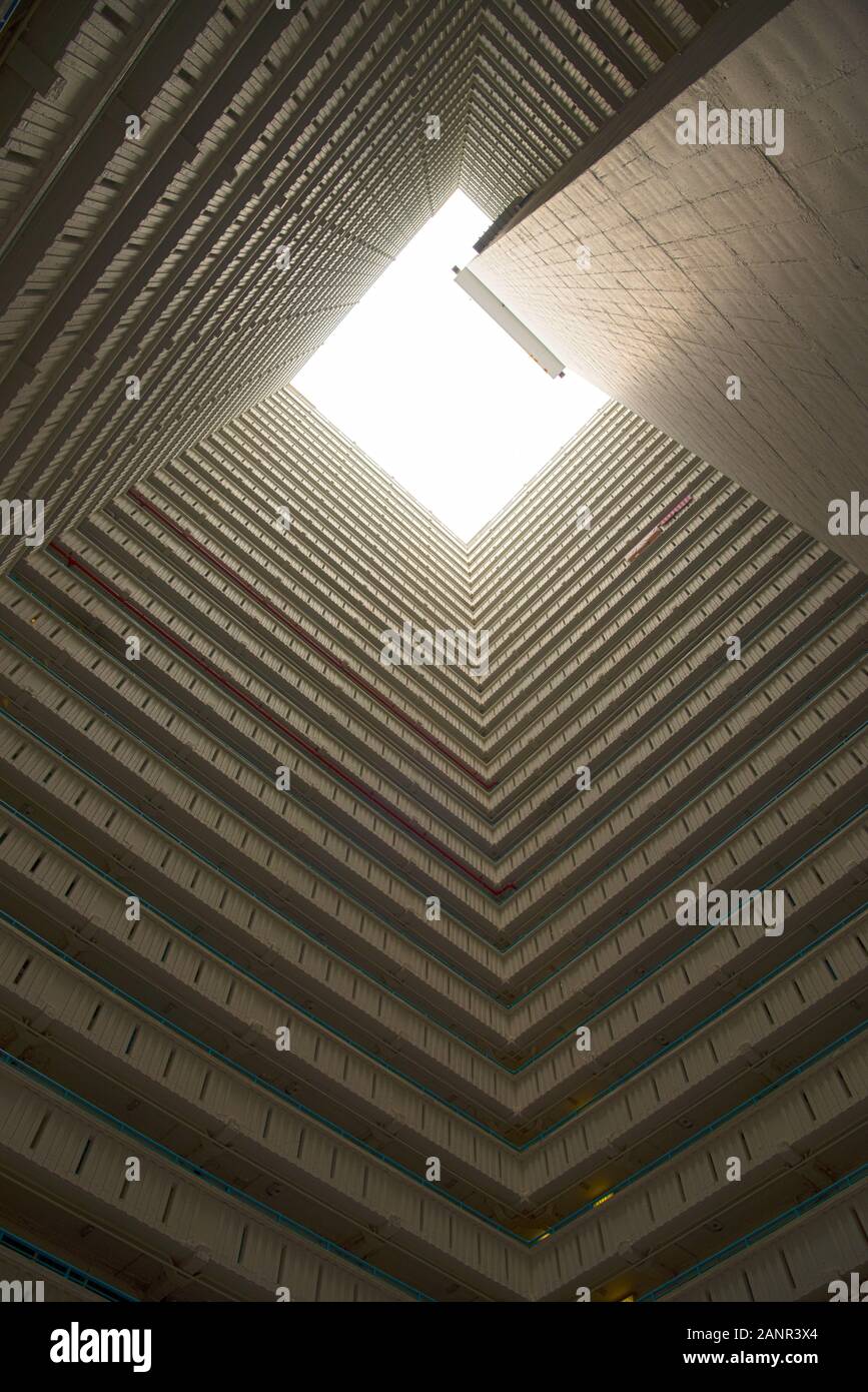 Look Up in Ping Shek Hong Kong Stock Photo
