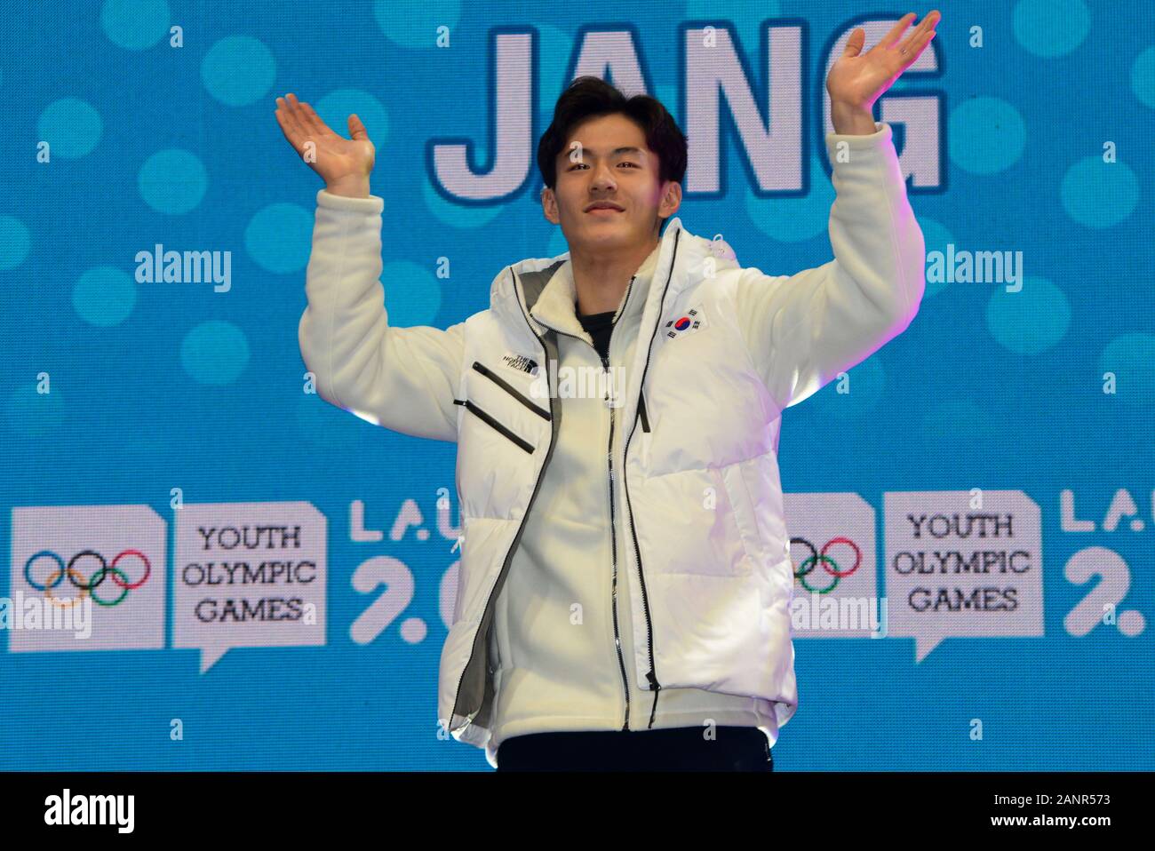 Lausanne, Switzerland. 18th Jan, 2020. Sungwoo Jang of Korea