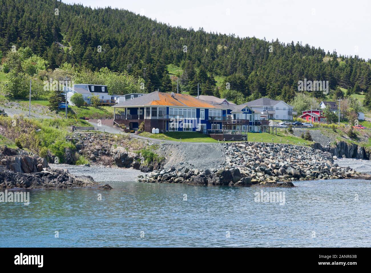 Portugal cove, Newfoundland, Canada. A rural seashore community located