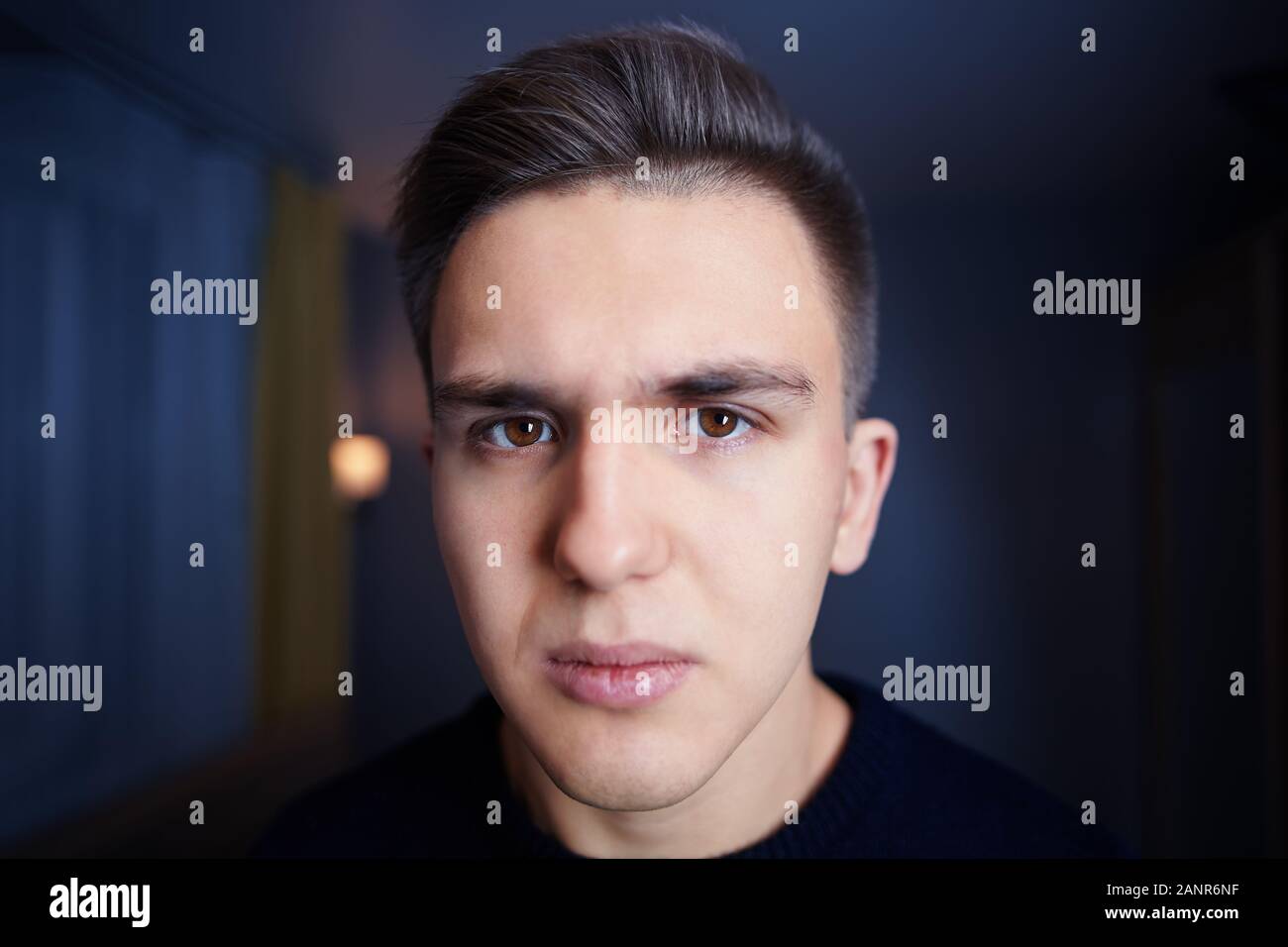 Dark Brown Hair Brown Eyes Man High Resolution Stock Photography And Images Alamy