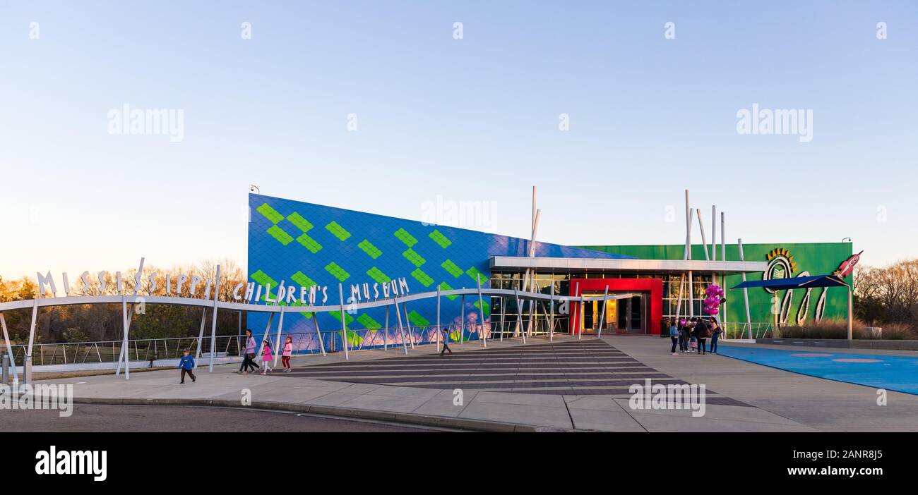 Jackson, MS / USA January 4, 2020 Mississippi Children's Museum in Jackson, MS Stock Photo
