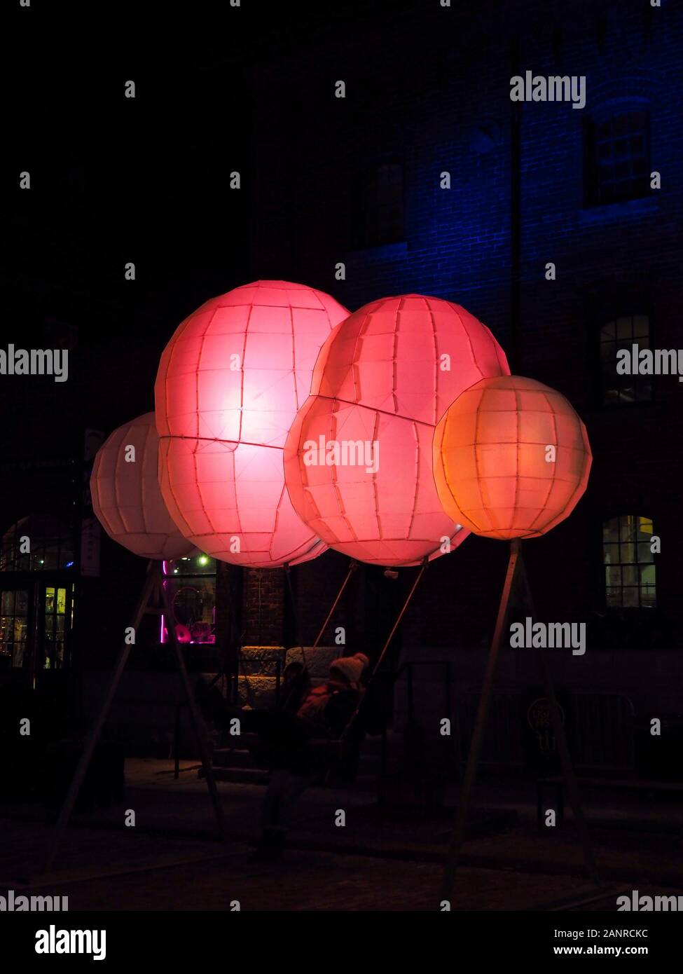 Toronto Light Fest 2020 Stock Photo