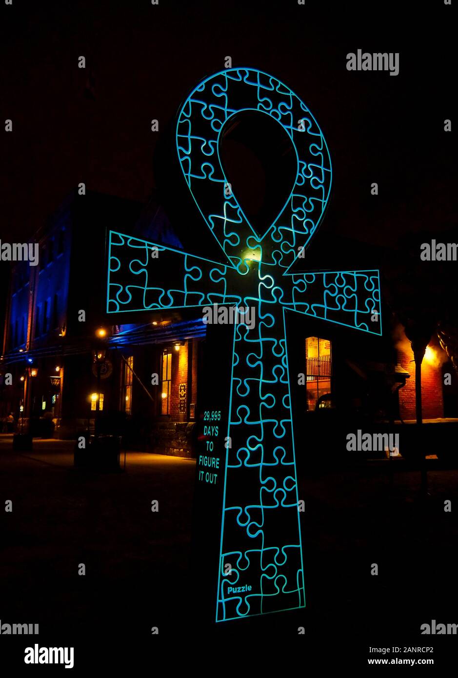 Toronto Light Fest 2020 Stock Photo