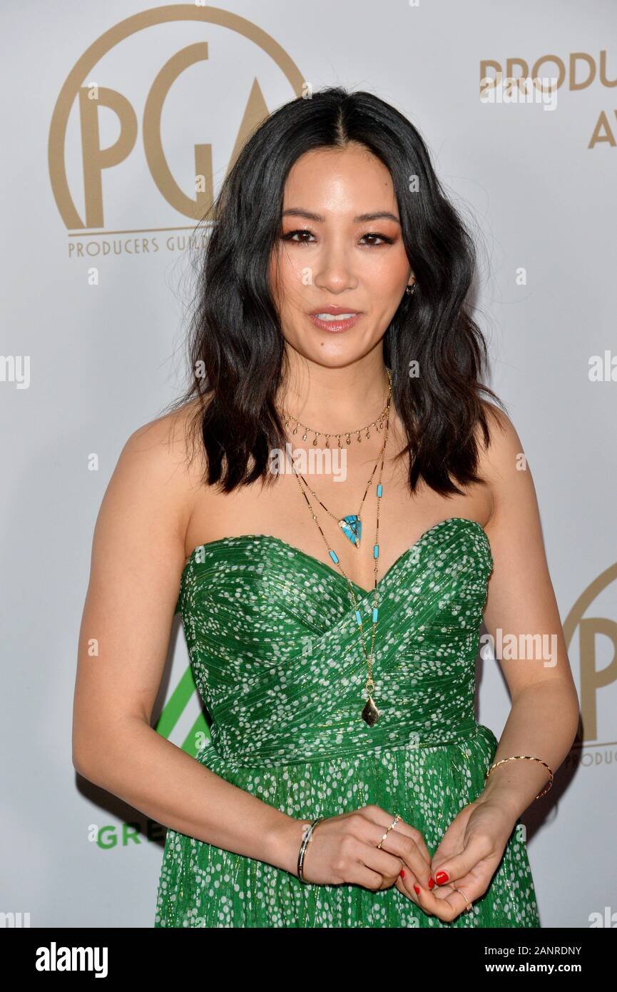 Los Angeles, USA. 18th Jan, 2020. Constance Wu at the 2020 Producers Guild Awards at the Hollywood Palladium. Credit: Paul Smith/Alamy Live News Stock Photo