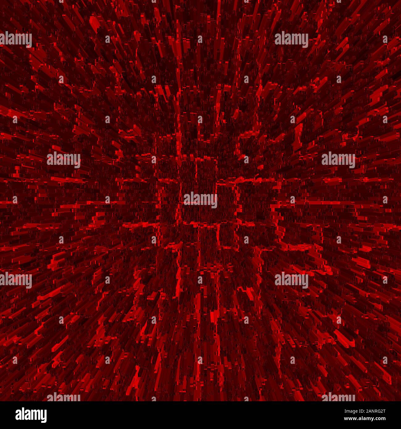 Abstract red pattern illustration. Red structure texture. Red maze ...