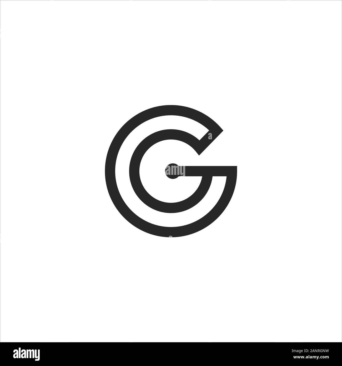 initial letter gc or cg logo vector design Stock Vector Image & Art - Alamy