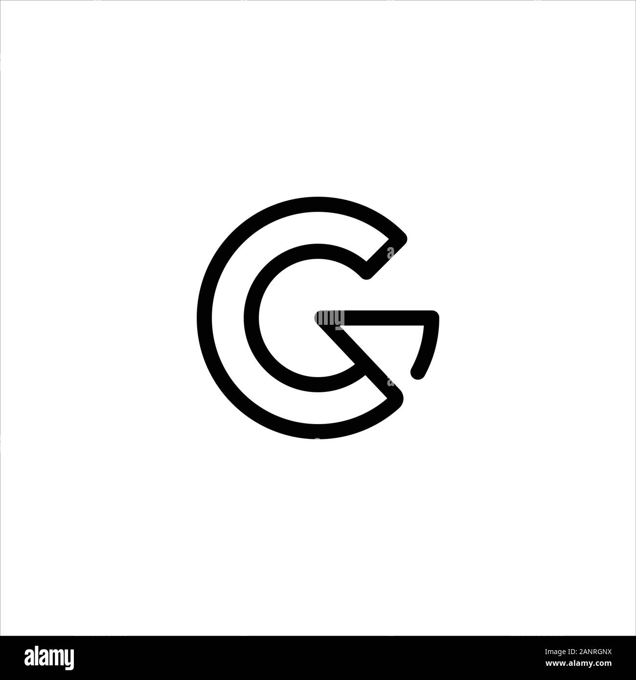 initial letter gc or cg logo vector design Stock Vector Image & Art - Alamy
