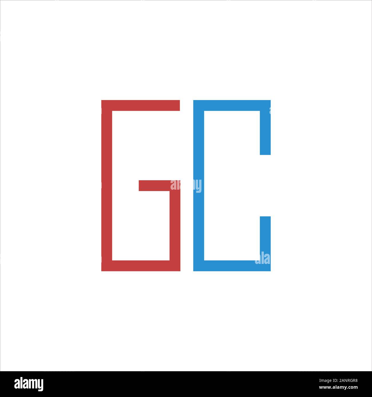 initial letter gc or cg logo vector design Stock Vector Image & Art - Alamy