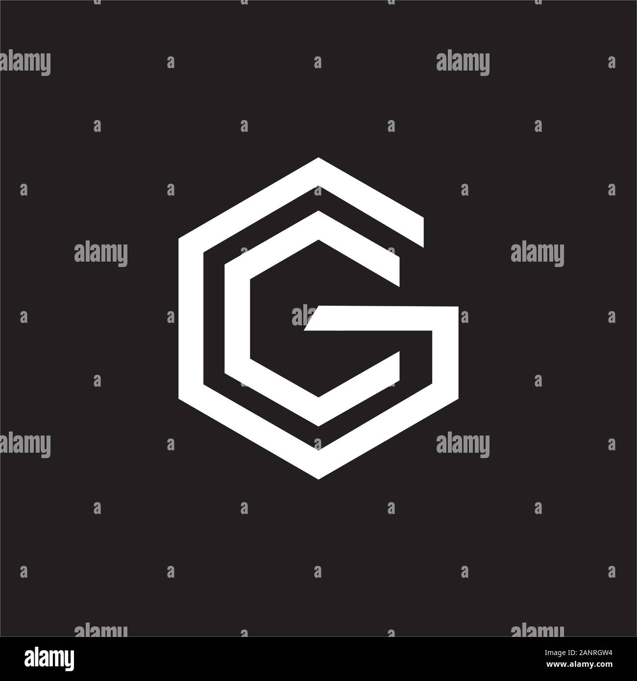 initial letter gc or cg logo vector design Stock Vector Image & Art - Alamy