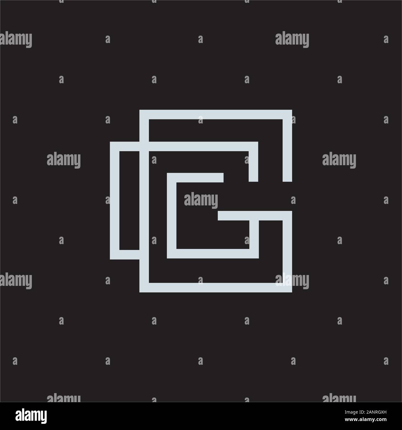 initial letter gc or cg logo vector design Stock Vector Image & Art - Alamy