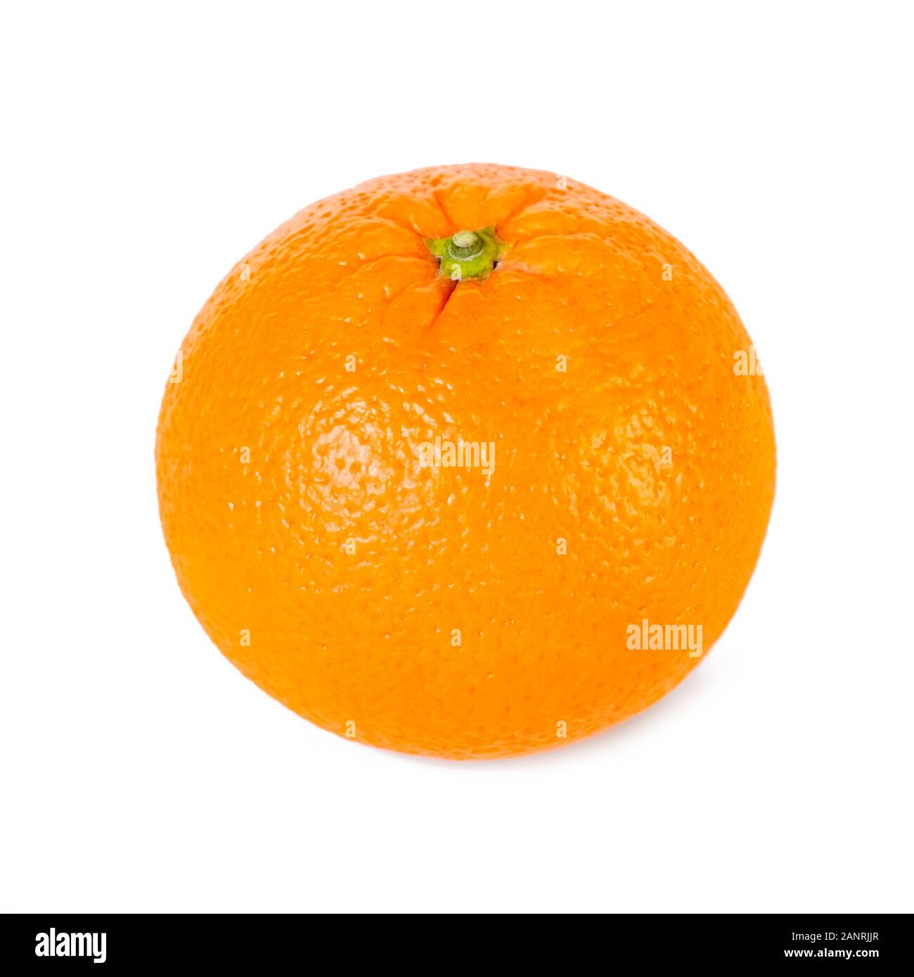 Single Orange Fruit Isolated On White Background Stock Photo Alamy