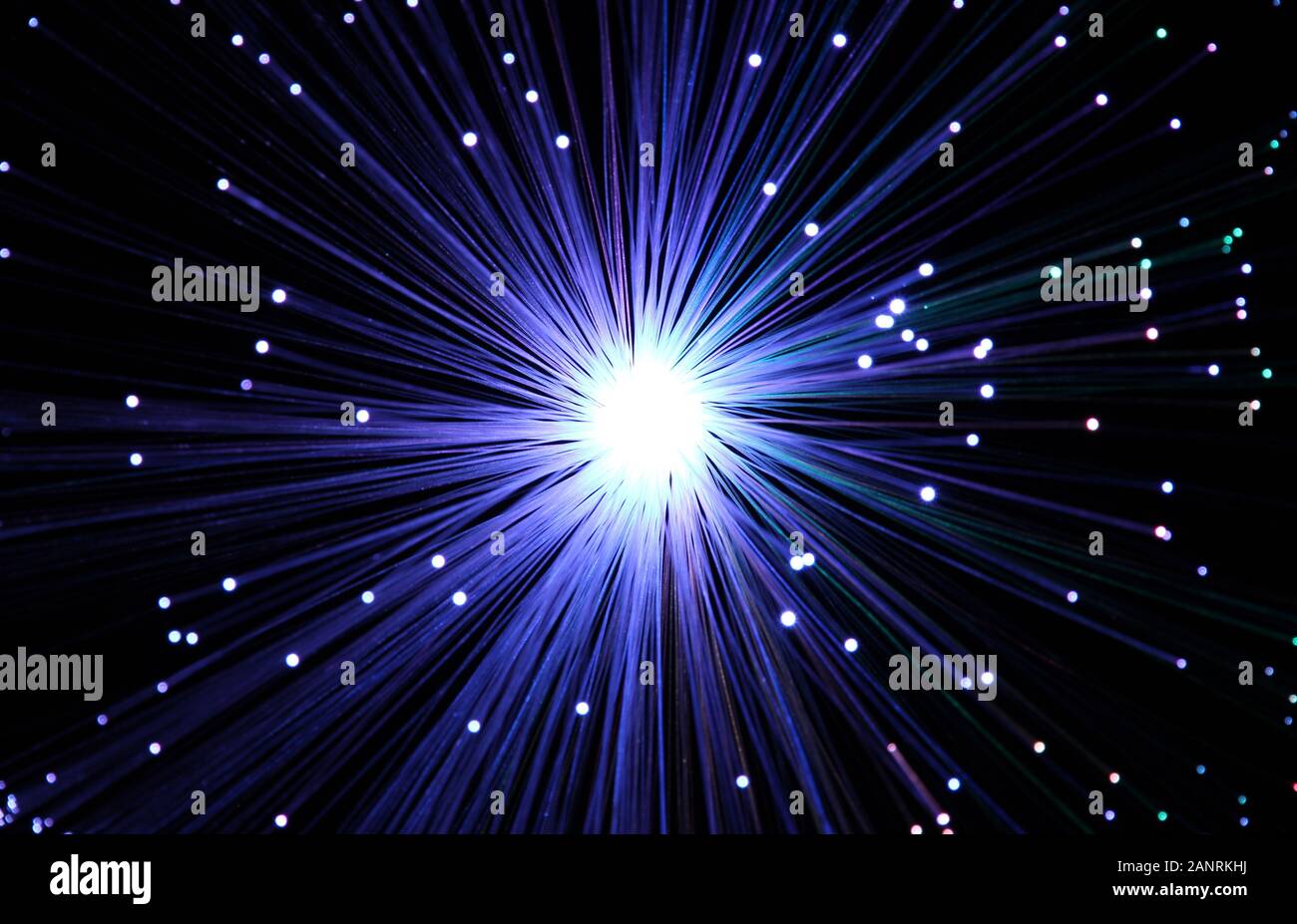 fibre optic lighting Stock Photo Alamy