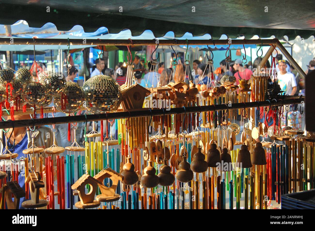 Chatuchak Weekend Market. Close up on handicraft. Bangkok, Thailand